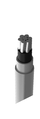Medium voltage covered conductor